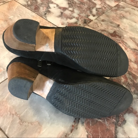 Isabel Marant Black Dicker Suede Ankle Boots 6 - Picture 6 of 6